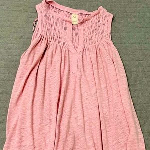 Free People Pink sleeveless Blouse